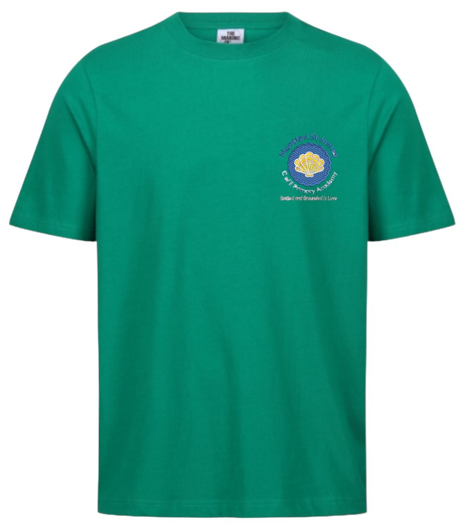 Manston St James Green PE T-shirt (Yr 1-6)