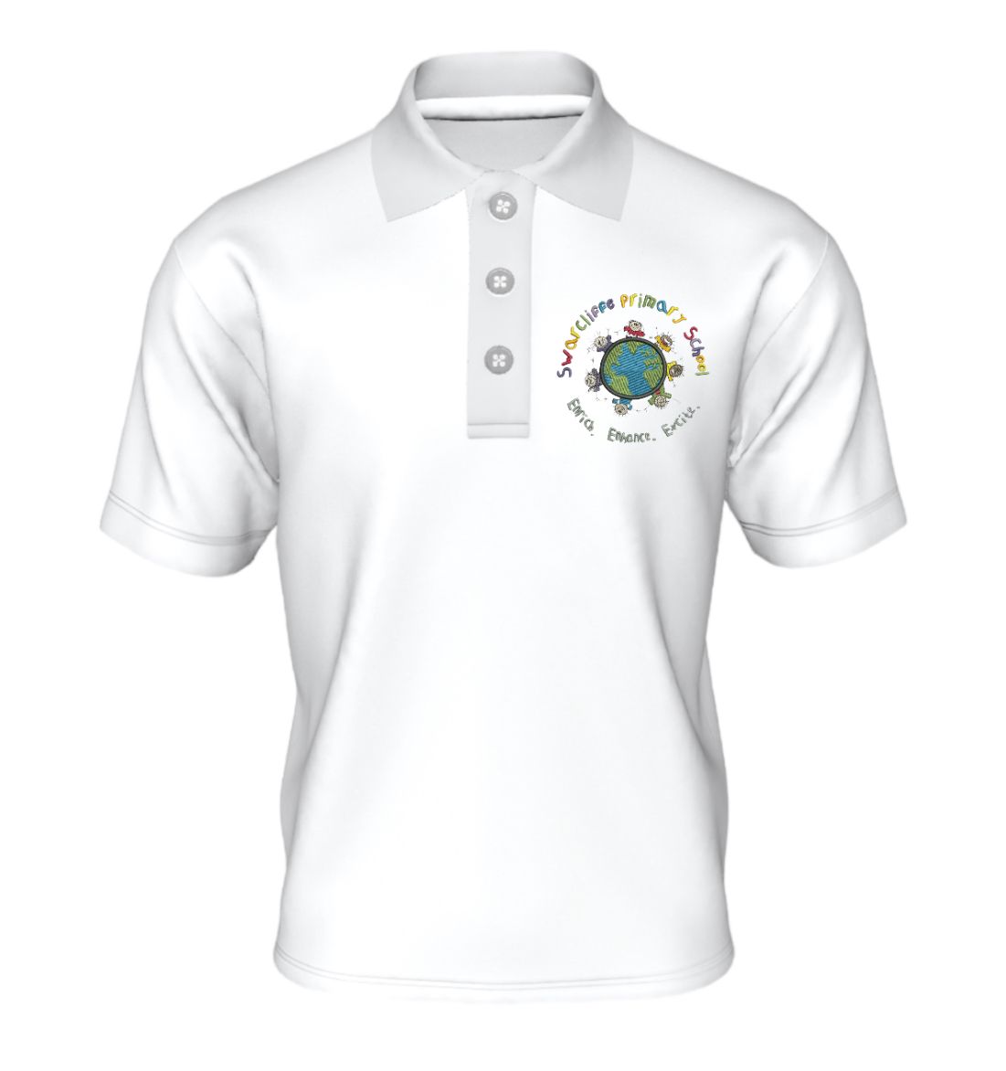 Swarcliffe Primary White Polo