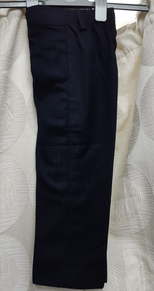 Boys Adjustable Waist Trousers - Navy