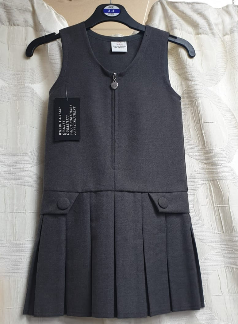 Grey Pinafore