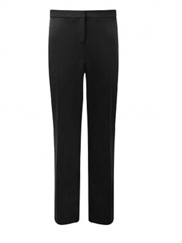 Girls Slim Fit Trousers - Black