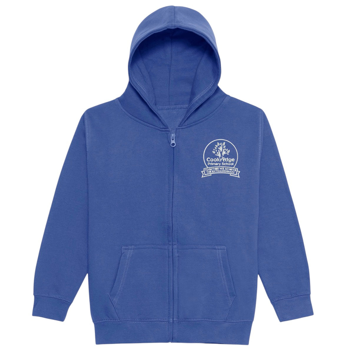 Cookridge blue Zip up hoodie