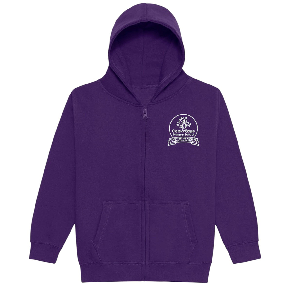 Cookridge purple Zip up hoodie