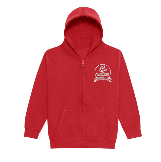 Cookridge Red Zip up hoodie
