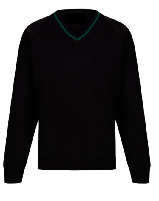 Roundhay V-neck Knitted Jumper