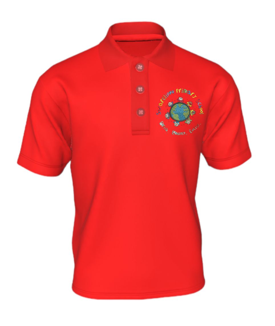 Swarcliffe Primary Red Polo Shirt