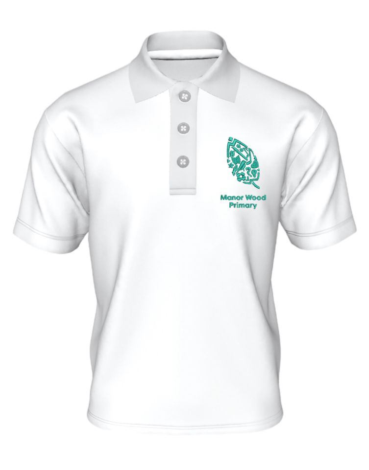 Manor Wood White Poloshirt