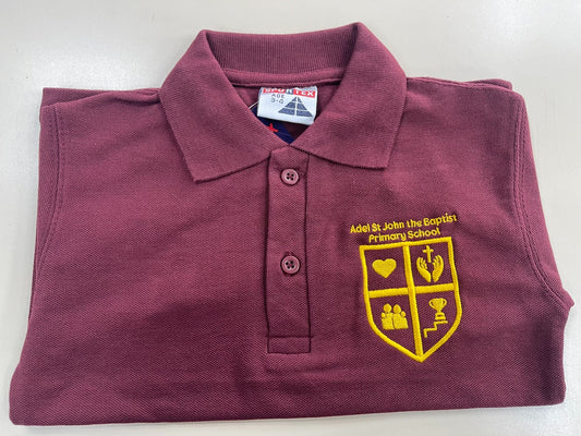 Adel St Johns Burgundy Polo Shirt *NEW*