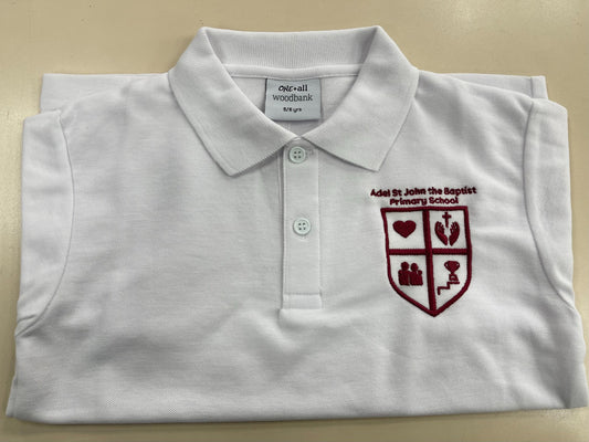 Adel St Johns White Polo Shirt *NEW*