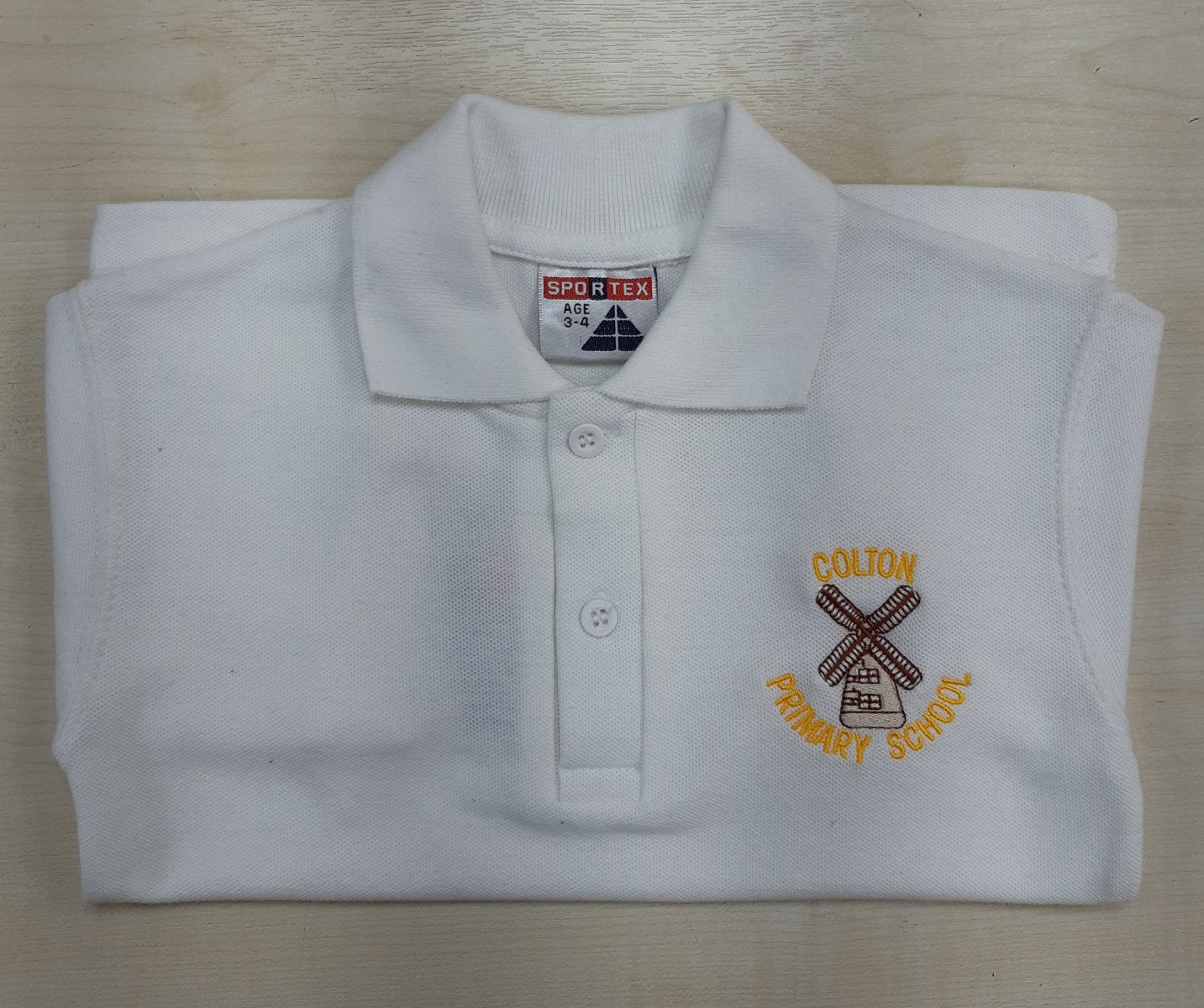 Colton Primary White Polo Shirt