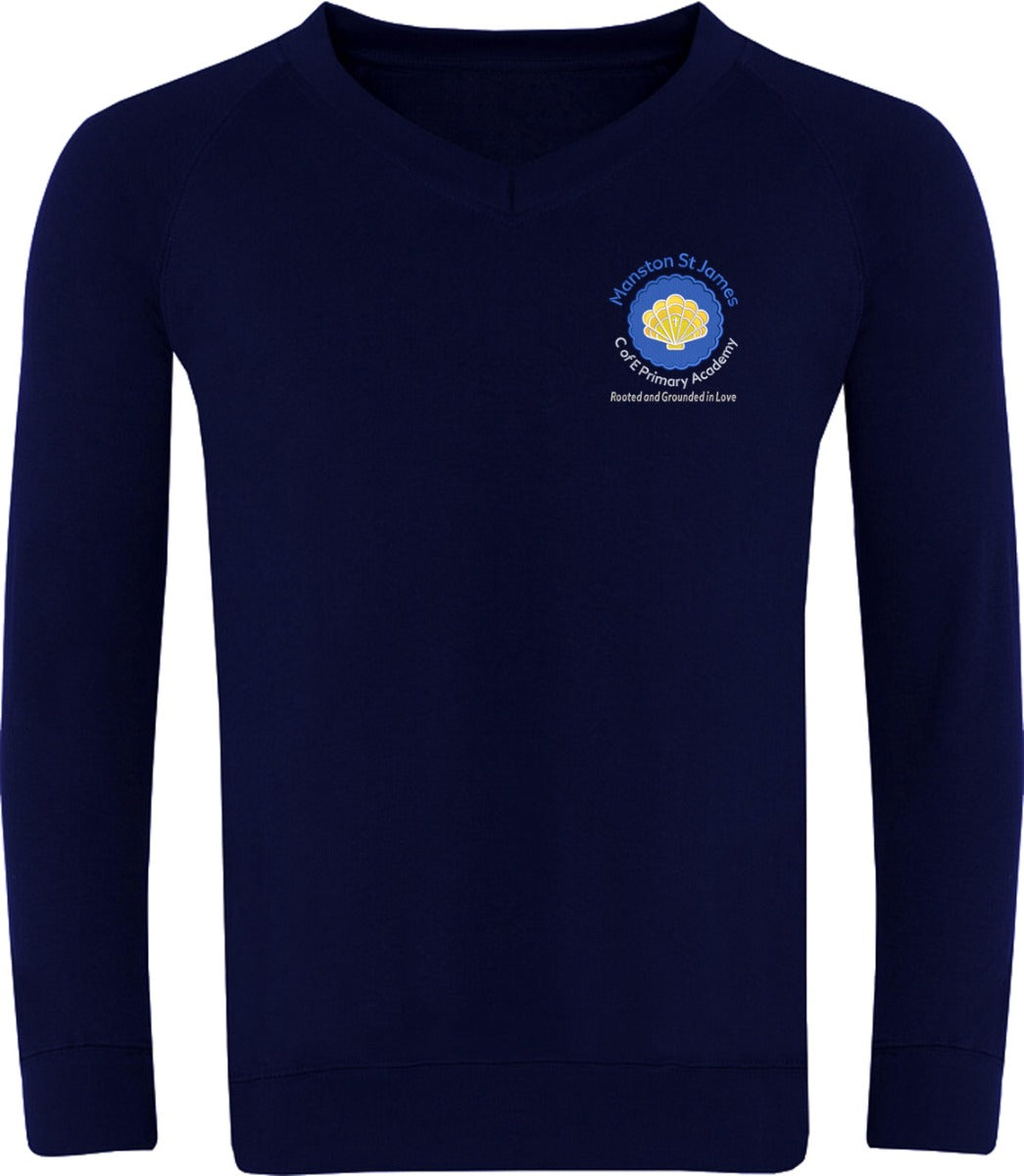 Manston St James V-Neck Sweatshirt