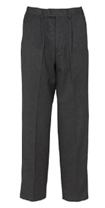Boys Adjustable Waist Trousers - Grey