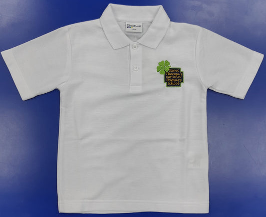 St Theresa's Primary White Polo Shirt