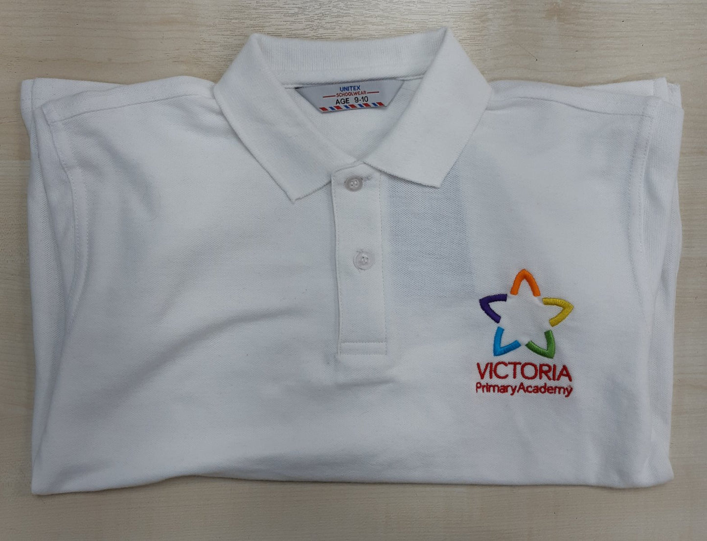 Victoria Primary White Polo Shirt